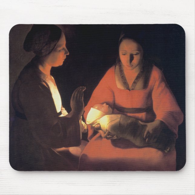 Tapis De Souris Le nouvel enfant né (Devant)