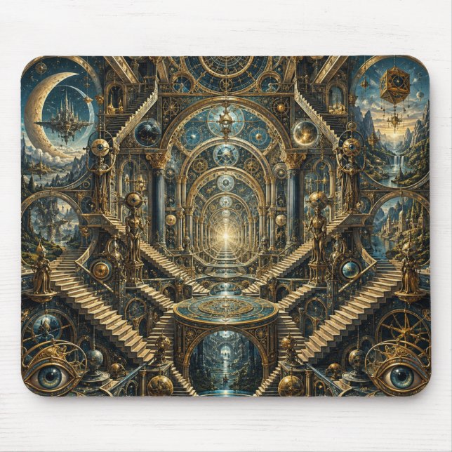 Tapis De Souris Le Palais Infini – Architecture Impossible (Devant)