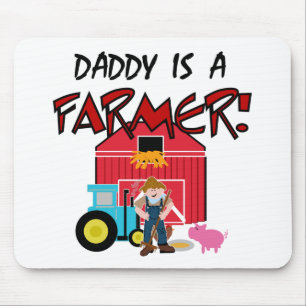 Tapis De Souris Le papa est des T-shirts et des cadeaux d'un agric