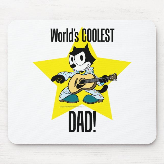 Tapis De Souris Le papa le plus frais Mousepad du monde (Devant)