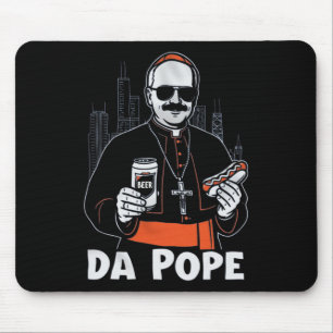 Tapis De Souris Le Pape de Chicago Leo Xiv da Pope