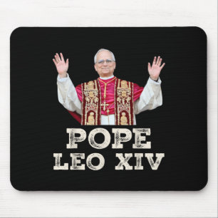 Tapis De Souris Le Pape Leo Xiv Robert Francis Prévost Premier Amé