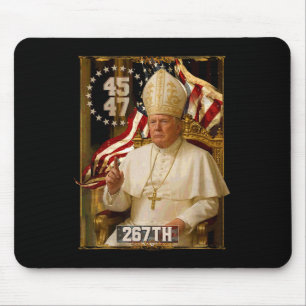 Tapis De Souris Le Pape Trump Drôle Le Président Trump Veut Être L