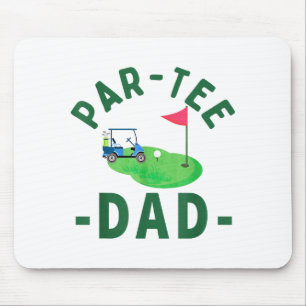 Tapis De Souris Le Par Tee Papa Troue D'un Coup De Golf Parents As