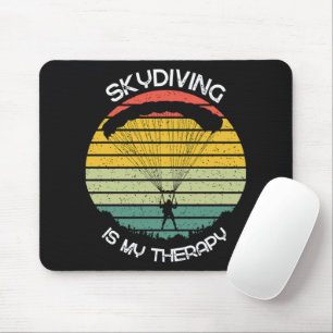 Tapis De Souris Le parachutisme est ma thérapie