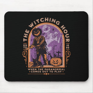 Tapis De Souris Le paranormal de l'heure de sorcière Éffrayant Hal