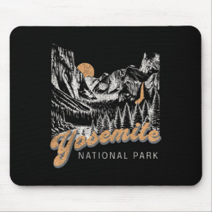 Tapis De Souris Le Parc National Rétro Yosemite Usa Vintage Womens