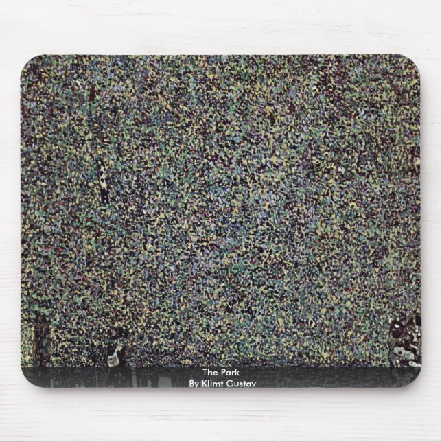 Tapis De Souris Le parc par Klimt Gustav (Devant)