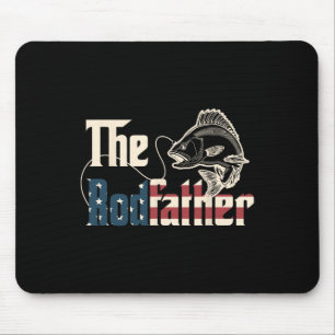 Tapis De Souris Le Parrain Rétro Pêcheur Super Pères D