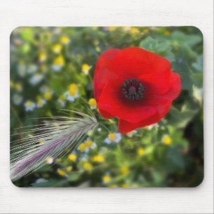 Tapis De Souris Le pavot rouge
