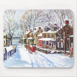 Tapis De Souris Le pays des merveilles d'hiver