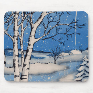 Tapis De Souris Le pays des merveilles Mousepad d'hiver