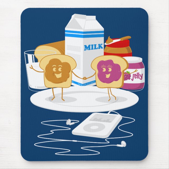 Tapis De Souris Le PB aime J ! (Devant)