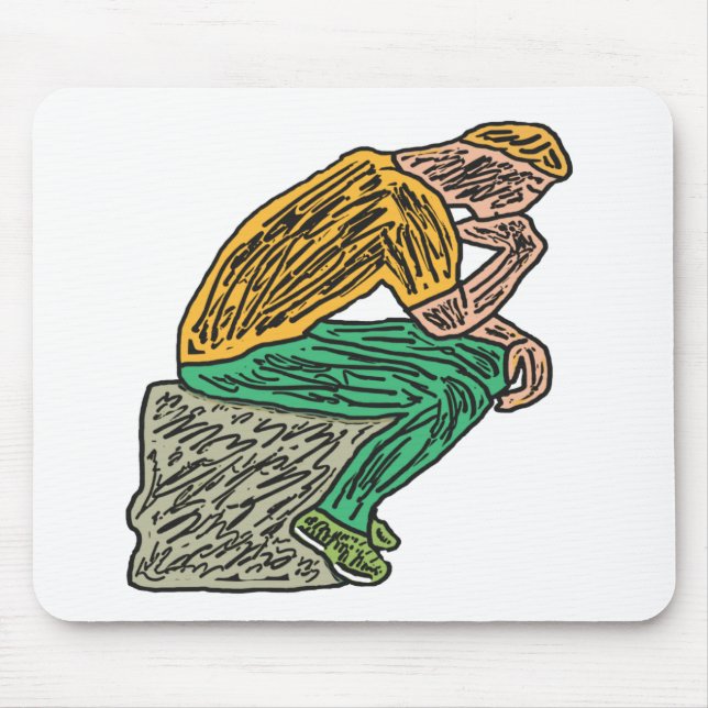 Tapis De Souris Le penseur (Devant)