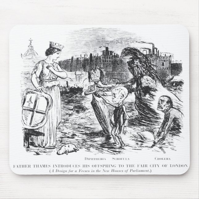 Tapis De Souris Le père la Tamise présente sa progéniture (Devant)