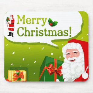 Tapis De Souris Le père noël avec des cadeaux