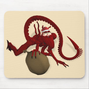 Tapis De Souris Le Père Noël De L'Espace Extérieur