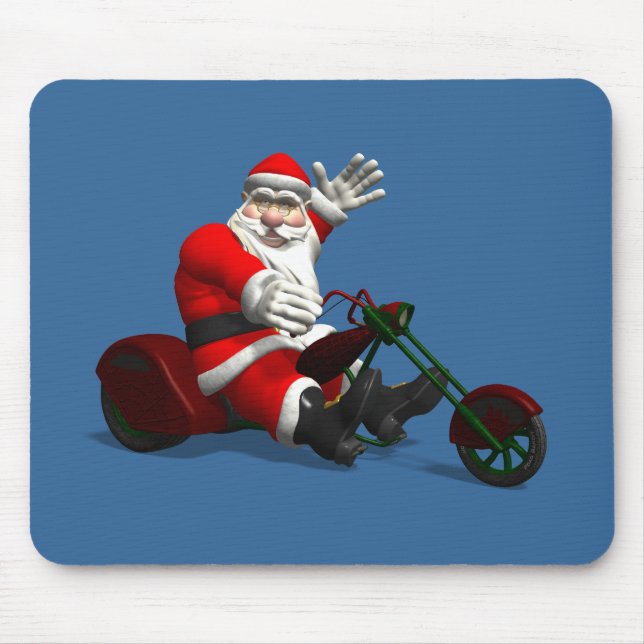 Tapis De Souris Le Père Noël En Voyage (Devant)
