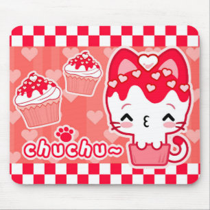 Tapis De Souris Le petit gâteau Kitty Mousepad de Valentine