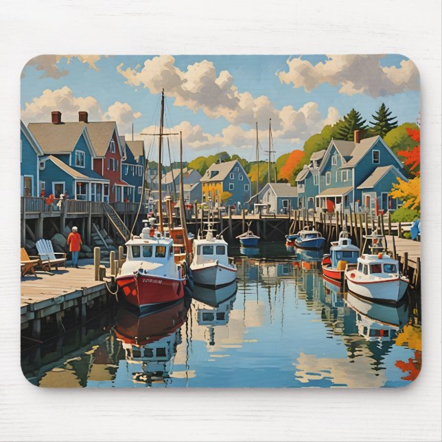 Tapis De Souris Le Petit Village de Pêcheurs (Devant)