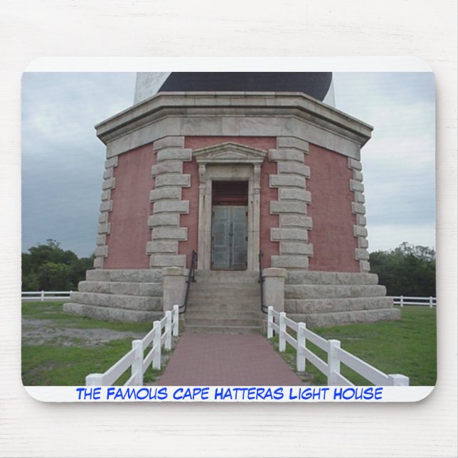 Tapis De Souris Le phare célèbre du Cap Hatteras (Devant)