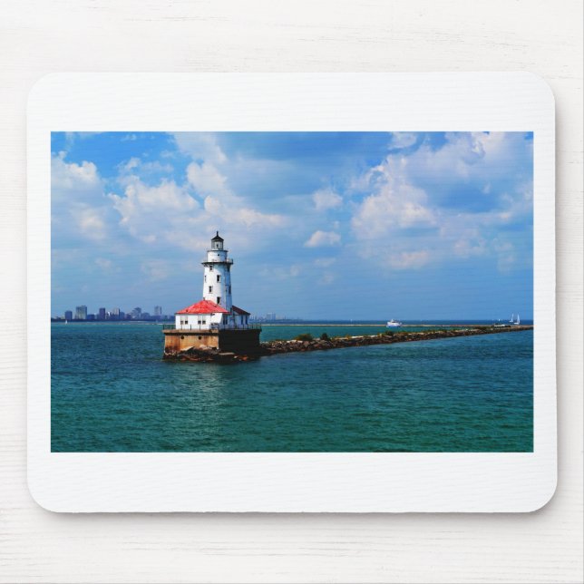 Tapis De Souris Le phare de Chicago (Devant)