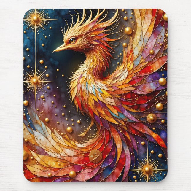 Tapis De Souris Le Phénix dans les Étoiles (Devant)