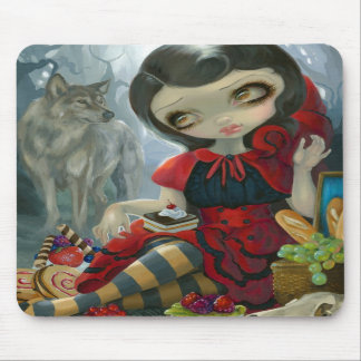 Tapis De Souris Le pique-nique" Mousepad "du capuchon rouge