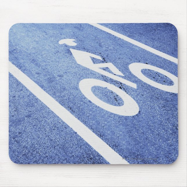 Tapis De Souris Le plan rapproché d'une bicyclette se connectent (Devant)