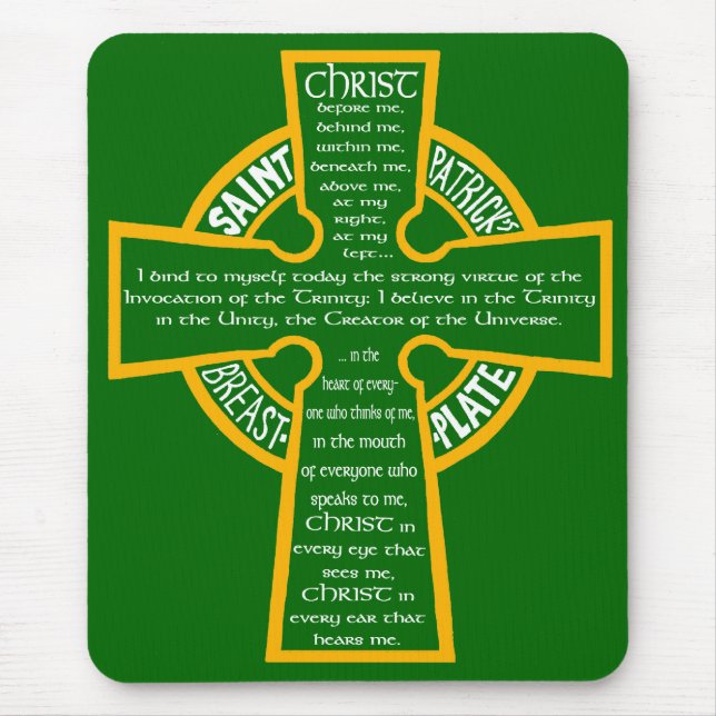Tapis De Souris Le plastron Mousepad de St Patrick (Devant)