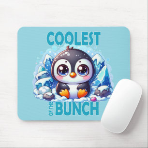 Tapis De Souris Le plus frais du jeu de mots Bunch Cute baby Pengu