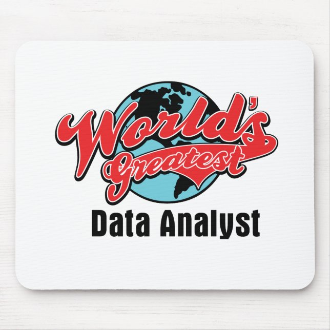 Tapis De Souris Le plus grand analyste de données des mondes (Devant)