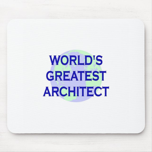 TAPIS DE SOURIS LE PLUS GRAND ARCHITECTE DU MONDE (Devant)
