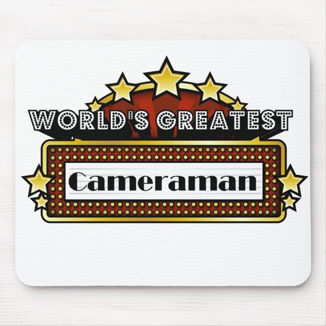 Tapis De Souris Le plus grand cameraman du monde (Devant)