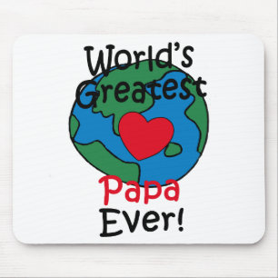 Tapis De Souris Le plus grand coeur du papa du monde