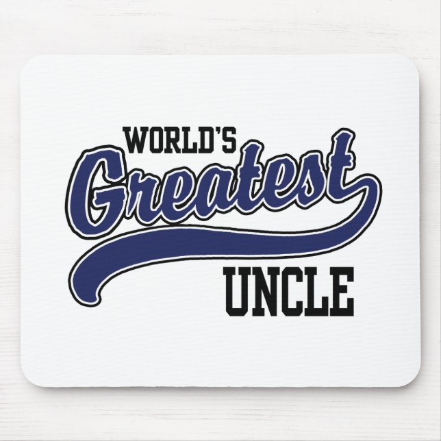 Tapis De Souris Le plus grand oncle du monde (Devant)