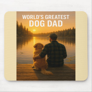 Tapis De Souris Le plus grand papa de chien du monde - Lakeside Su