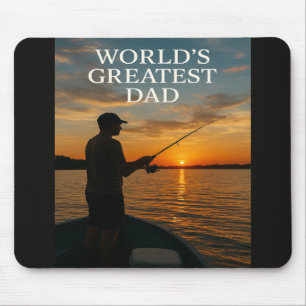 Tapis De Souris Le plus grand papa du monde - Sunset Castaway