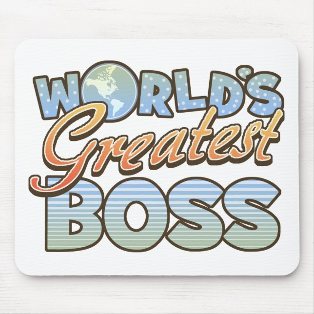 Tapis De Souris Le plus grand patron Mousepad du monde (Devant)