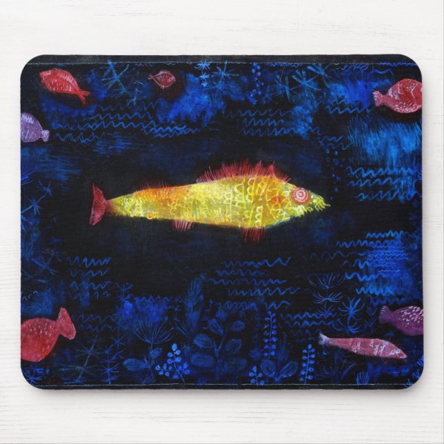 Tapis De Souris Le poisson rouge, Paul Klee (Devant)