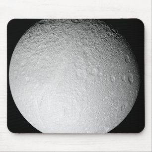 Tapis De Souris Le pôle Sud de la lune de Saturne Tethys