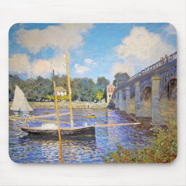 Tapis De Souris Le pont d'Argenteuil, Monet (Devant)
