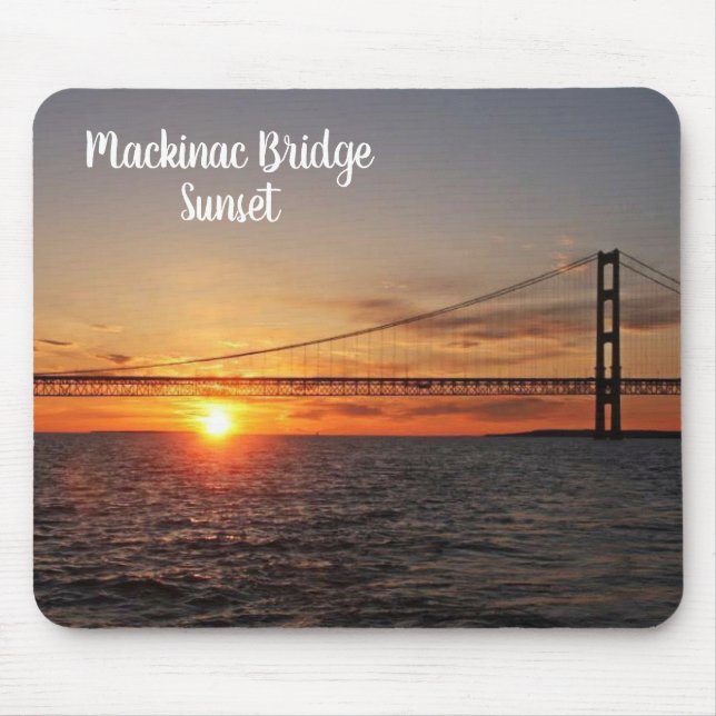 Tapis De Souris Le pont Mackinac (Devant)