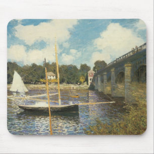 Tapis De Souris Le pont routier d'Argenteuil par Claude Monet