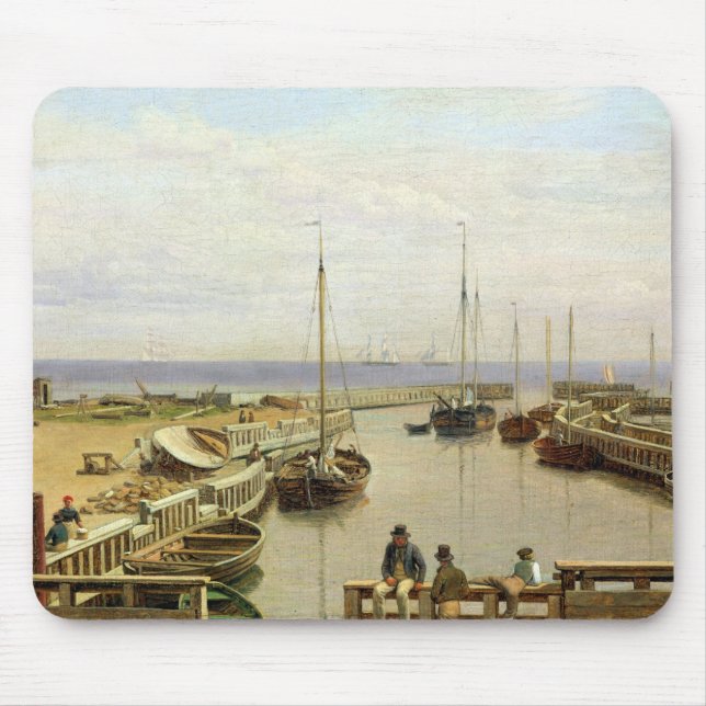 Tapis De Souris Le port de Dragor, 1826 (Devant)