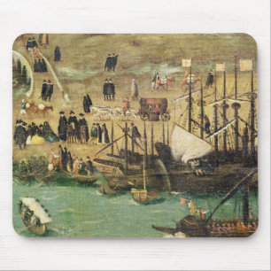 Tapis De Souris Le port de Séville, c.1590