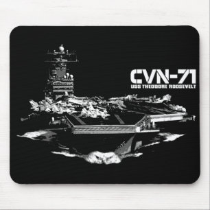 Tapis De Souris Le porte-avions Theodore Roosevelt Mousepad