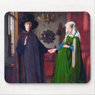 Tapis De Souris Le portrait d'Arnolfini, Jan van Eyck