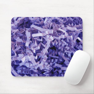 Tapis De Souris Le pourpre a déchiqueté le papier froissé