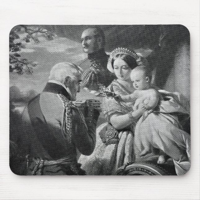 Tapis De Souris Le premier de mai 1851, gravé par Werner (Devant)